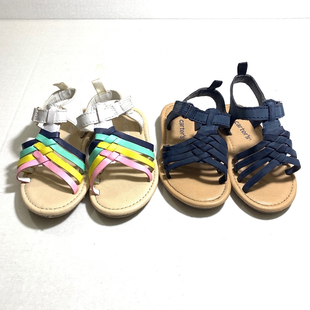 Carters Toddler Sizde 6 Sandals Lot of 2
